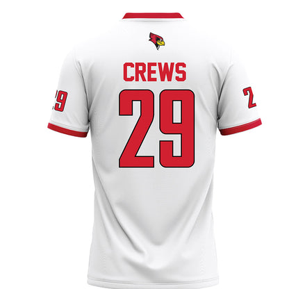 Illinois State - NCAA Football : Aidan Crews - White Football Jersey-1