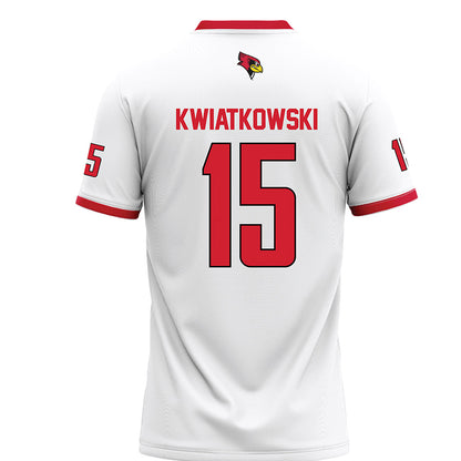 Illinois State - NCAA Football : Chase Kwiatkowski - White Football Jersey-1