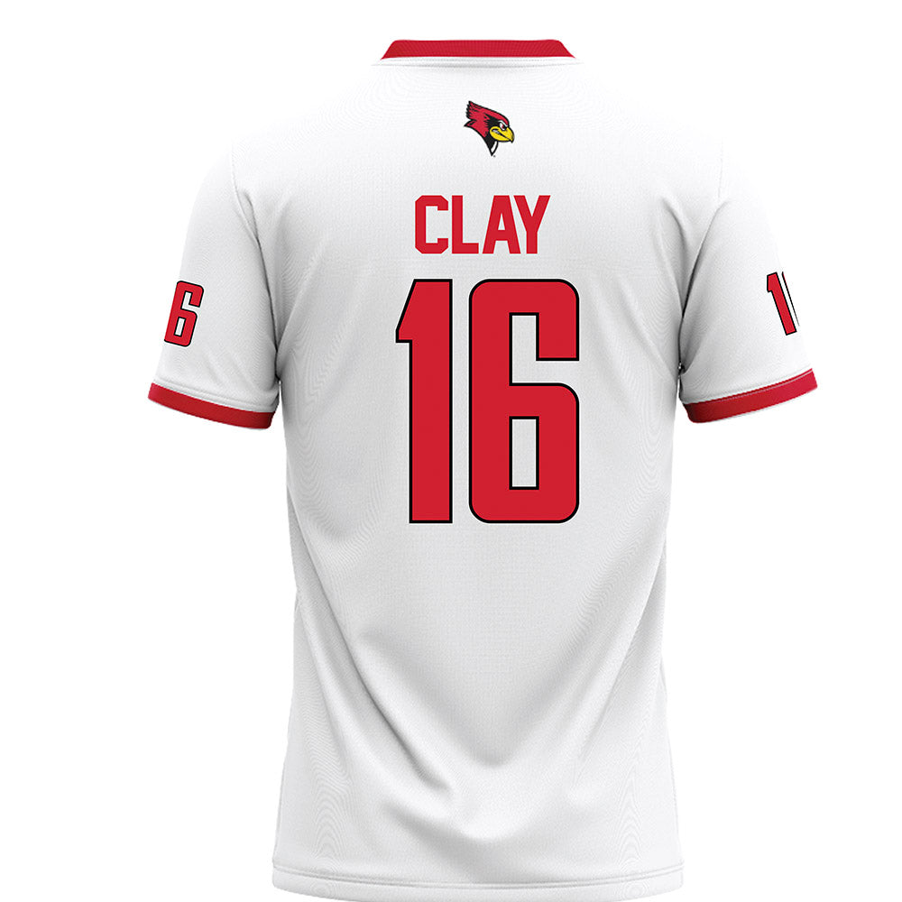 Illinois State - NCAA Football : Rico Clay - White Football Jersey-1