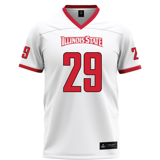 Illinois State - NCAA Football : Aidan Crews - White Football Jersey-0