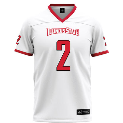 Illinois State - NCAA Football : Seth Glatz - White Football Jersey-0