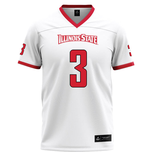 Illinois State - NCAA Football : Albert Gooden III - White Football Jersey-0