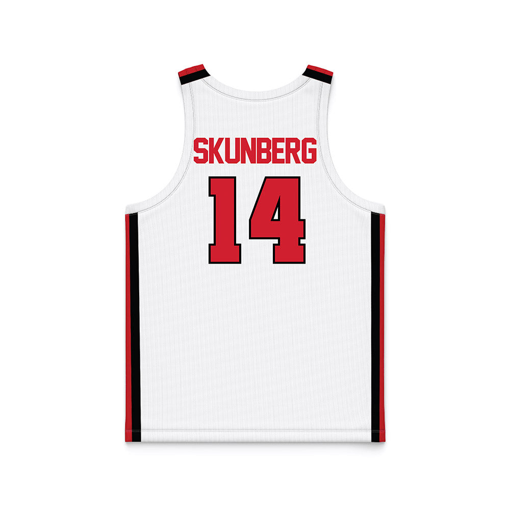 Illinois State - NCAA Men's Basketball : Boden Skunberg - White Basketball Jersey