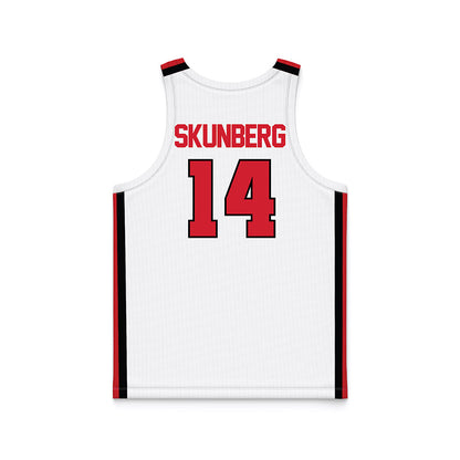 Illinois State - NCAA Men's Basketball : Boden Skunberg - White Basketball Jersey