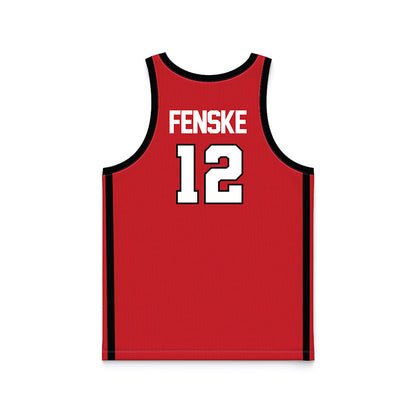 Illinois State - NCAA Women's Basketball : Jordan Fenske - Red Basketball Jersey-1