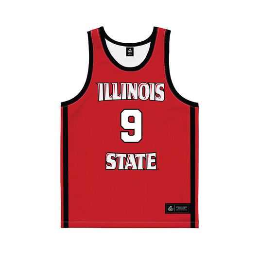 Illinois State - NCAA Women's Basketball : Hannah Chicken - Red Basketball Jersey-0