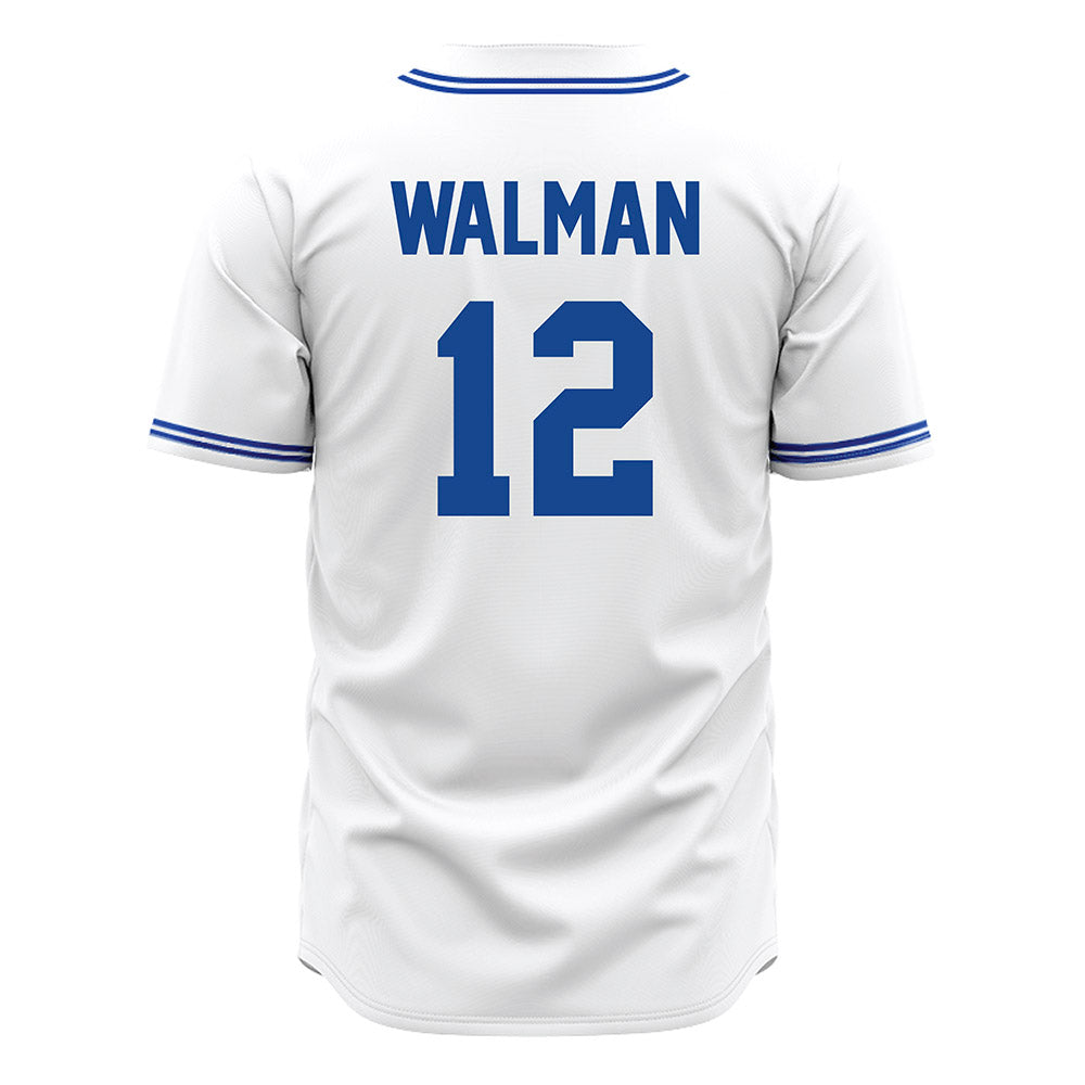 Seton Hall - NCAA Baseball : Jake Walman - White Jersey-1
