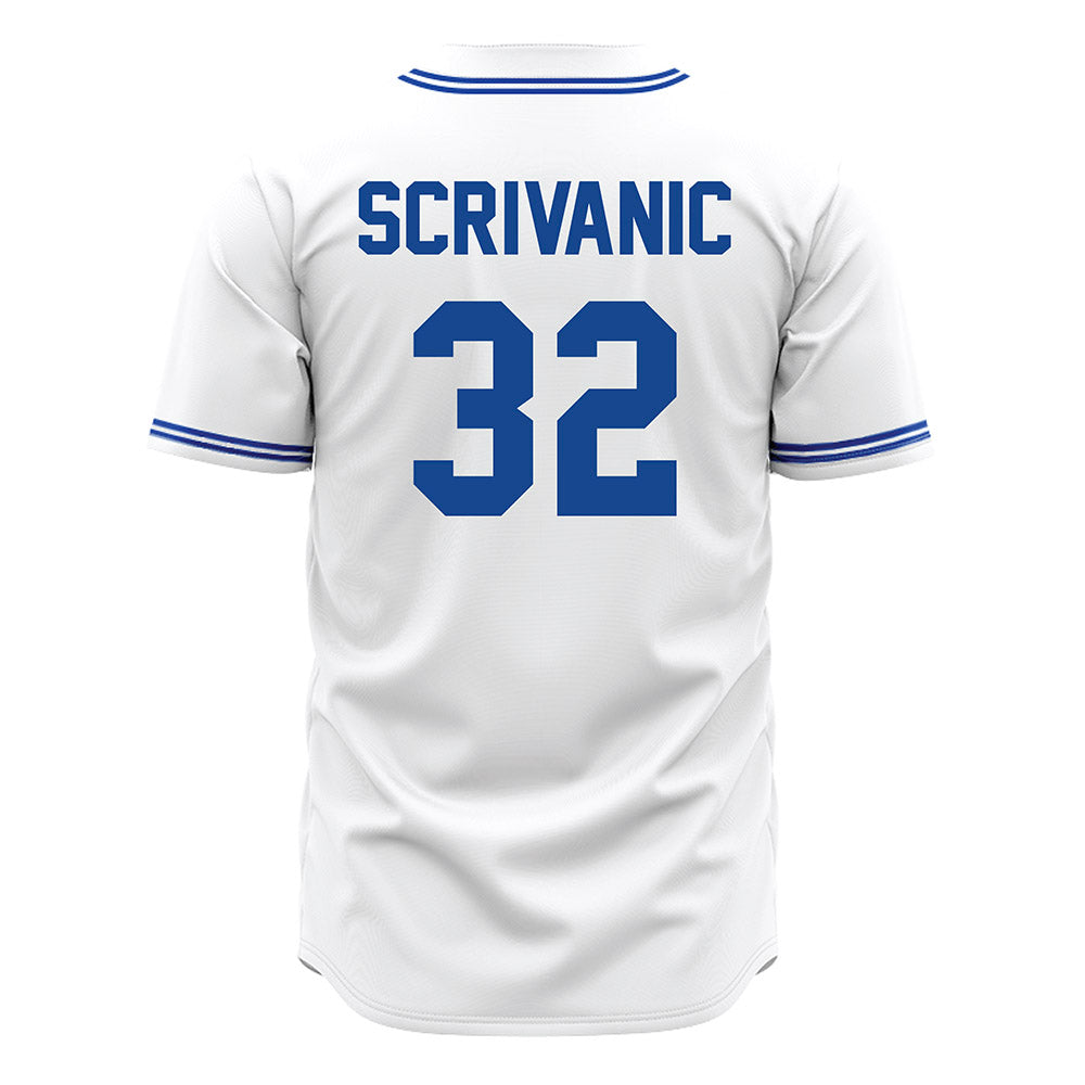 Seton Hall - NCAA Baseball : Frank Scrivanic - White Jersey-1