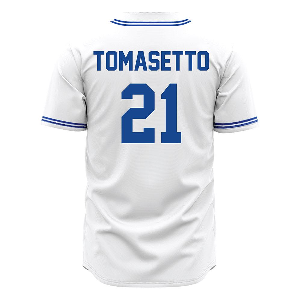 Seton Hall - NCAA Baseball : Nick Tomasetto - White Jersey-1