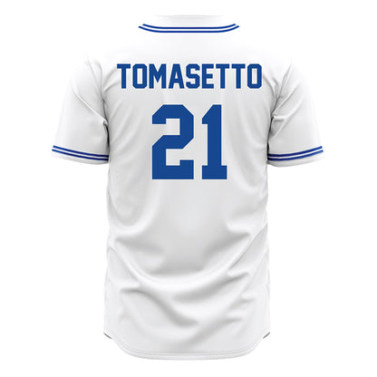 Seton Hall - NCAA Baseball : Nick Tomasetto - White Jersey-1