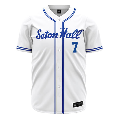 Seton Hall - NCAA Baseball : Stephen Curry - White Jersey-0