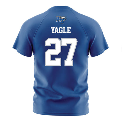 MTSU - NCAA Women's Soccer : Avery Yagle - Blue Soccer Jersey-1