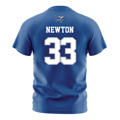 MTSU - NCAA Women's Soccer : Scottie Newton - Blue Soccer Jersey-1