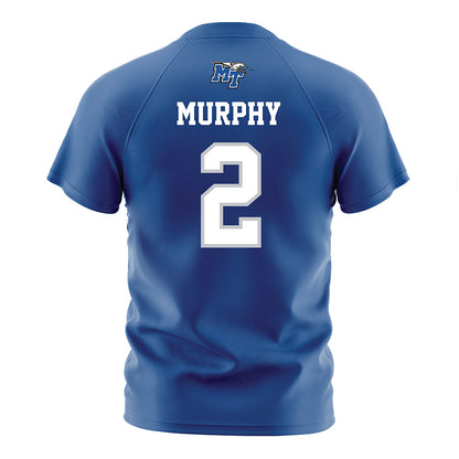 MTSU - NCAA Women's Soccer : Hannah Murphy - Blue Soccer Jersey-1