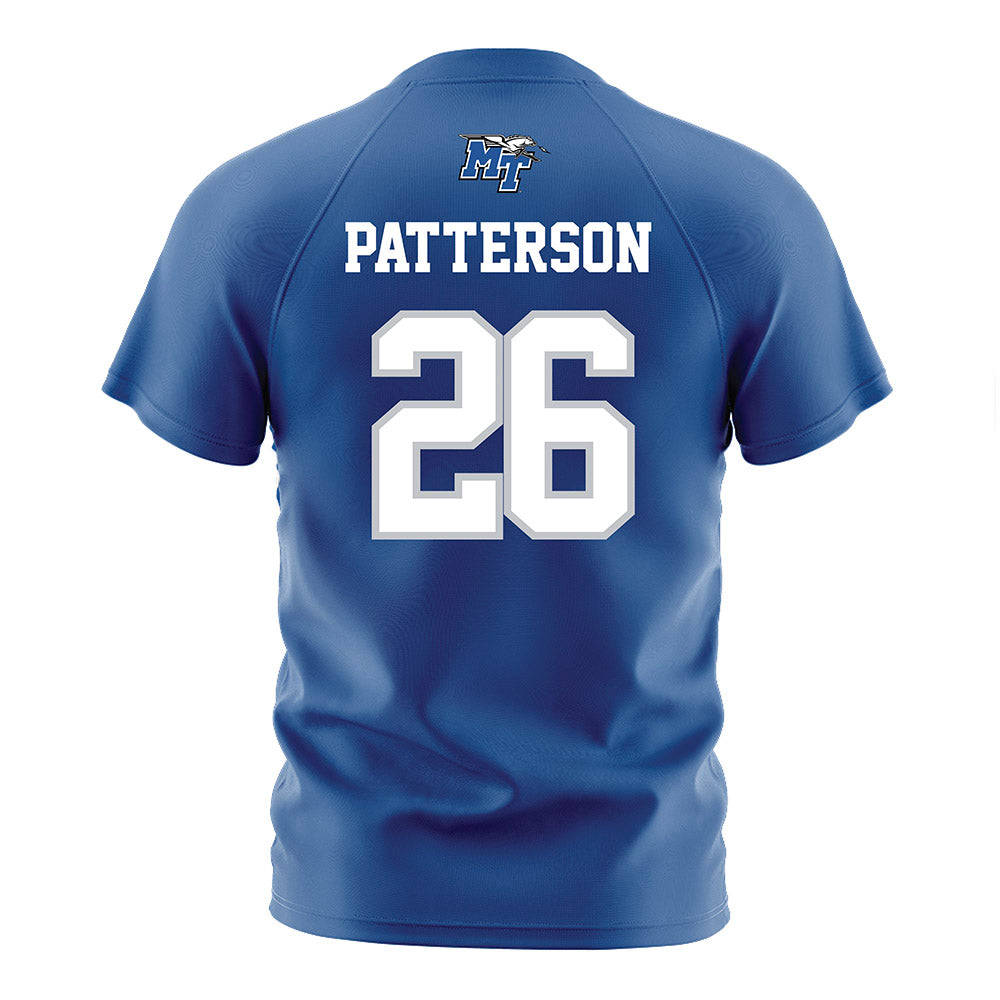 MTSU - NCAA Women's Soccer : Brynn Patterson - Blue Soccer Jersey-1