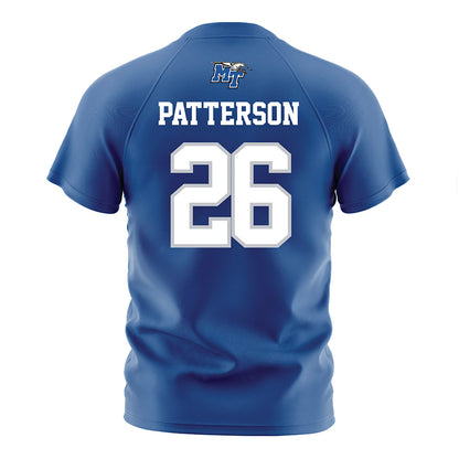 MTSU - NCAA Women's Soccer : Brynn Patterson - Blue Soccer Jersey-1