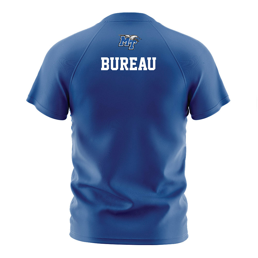 MTSU - NCAA Women's Soccer : Saachi Bureau - Blue Soccer Jersey-1