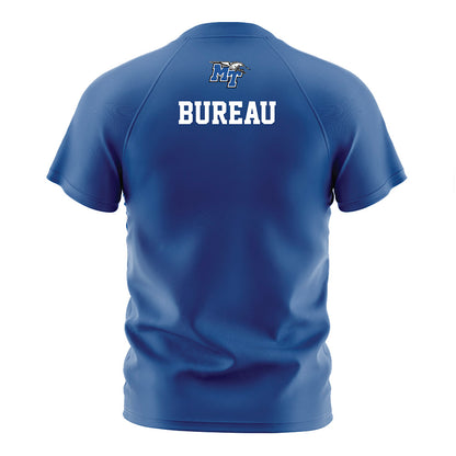 MTSU - NCAA Women's Soccer : Saachi Bureau - Blue Soccer Jersey-1
