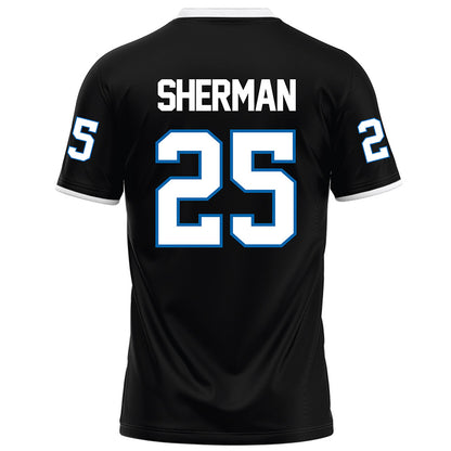 MTSU - NCAA Football : Ethan Sherman - Black Football Jersey-1