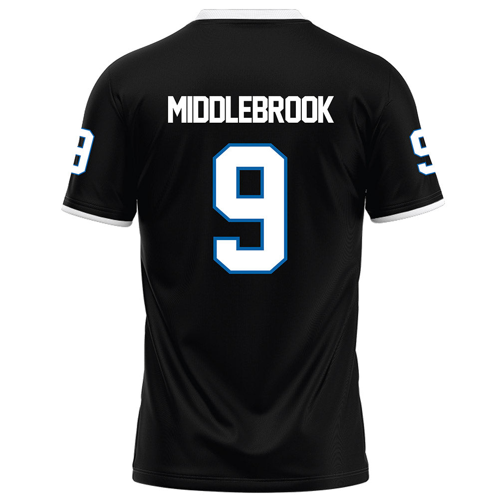 MTSU - NCAA Football : Jekail Middlebrook - Black Football Jersey-1