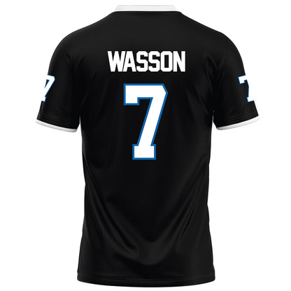 MTSU - NCAA Football : Hogan Wasson - Black Football Jersey-1
