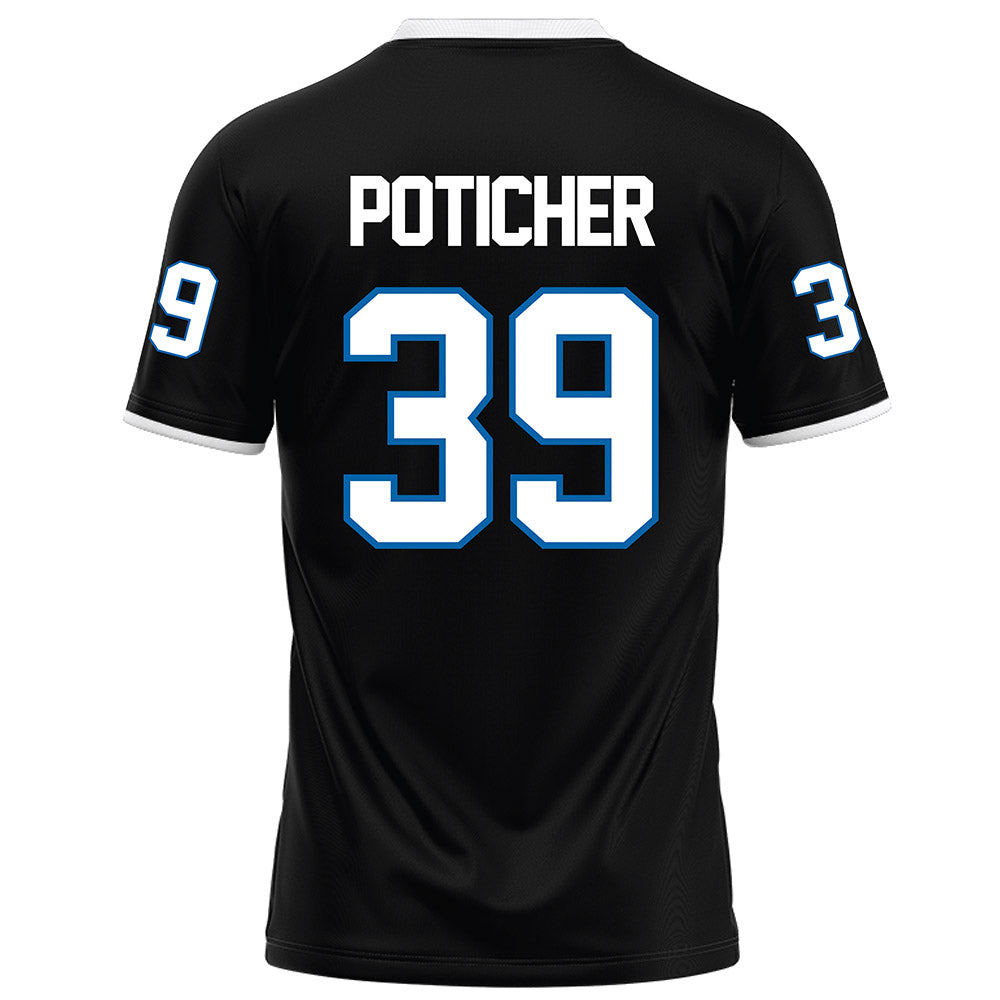 MTSU - NCAA Football : Evan Poticher - Black Football Jersey-1