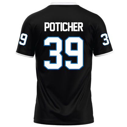 MTSU - NCAA Football : Evan Poticher - Black Football Jersey-1