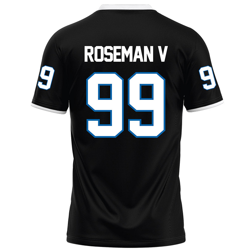 MTSU - NCAA Football : Archie Roseman V - Black Football Jersey-1