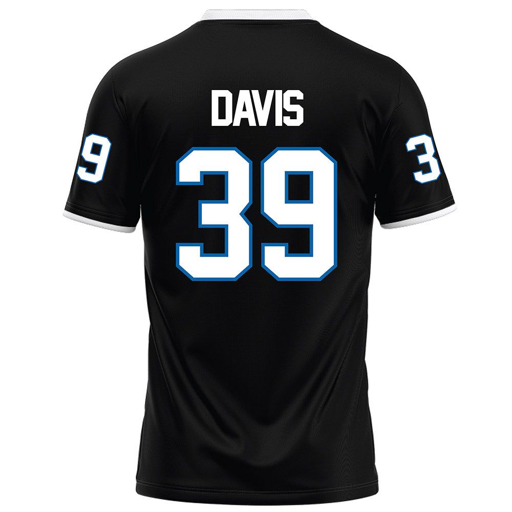 MTSU - NCAA Football : Chase Davis - Black Football Jersey-1