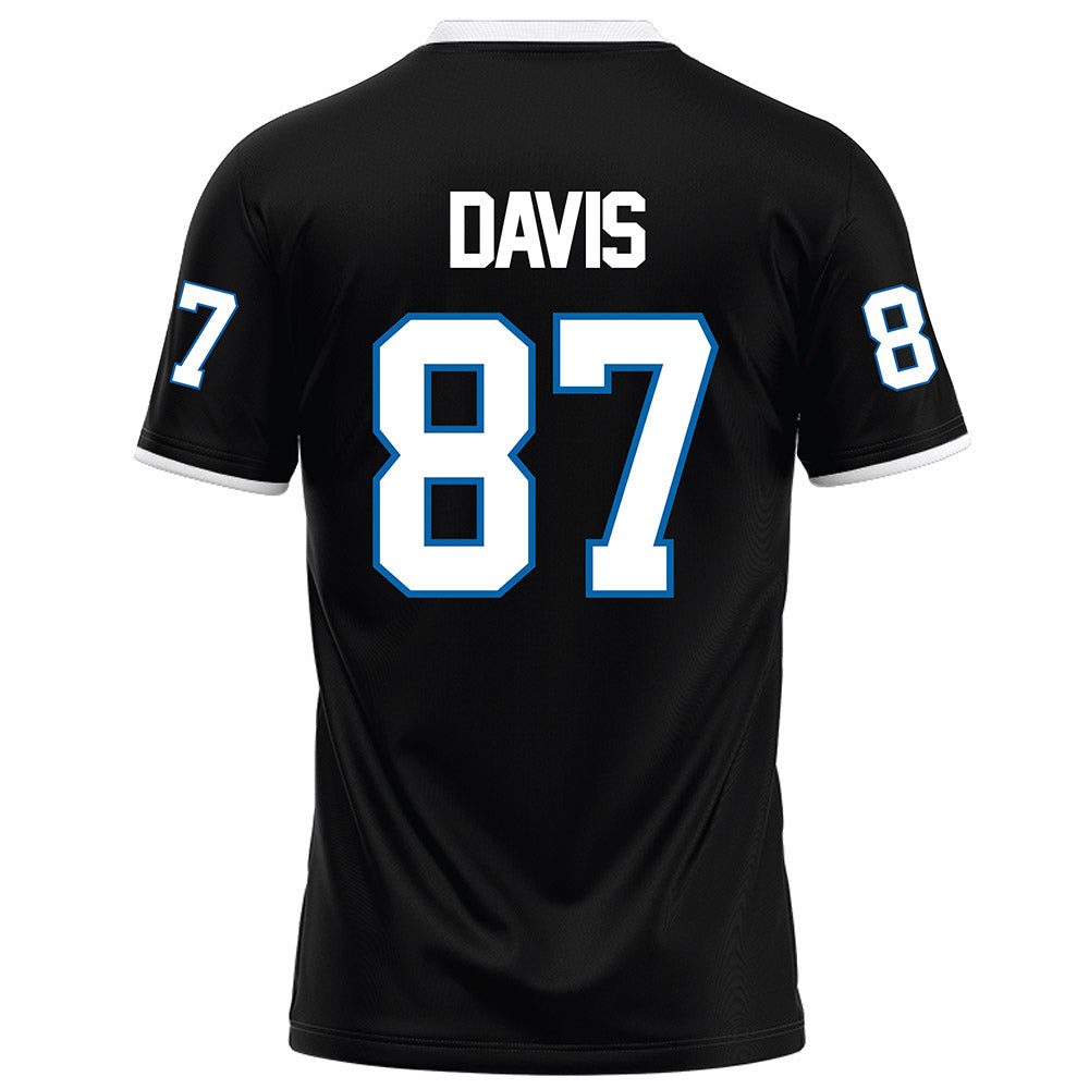 MTSU - NCAA Football : Chase Davis - Black Football Jersey-1