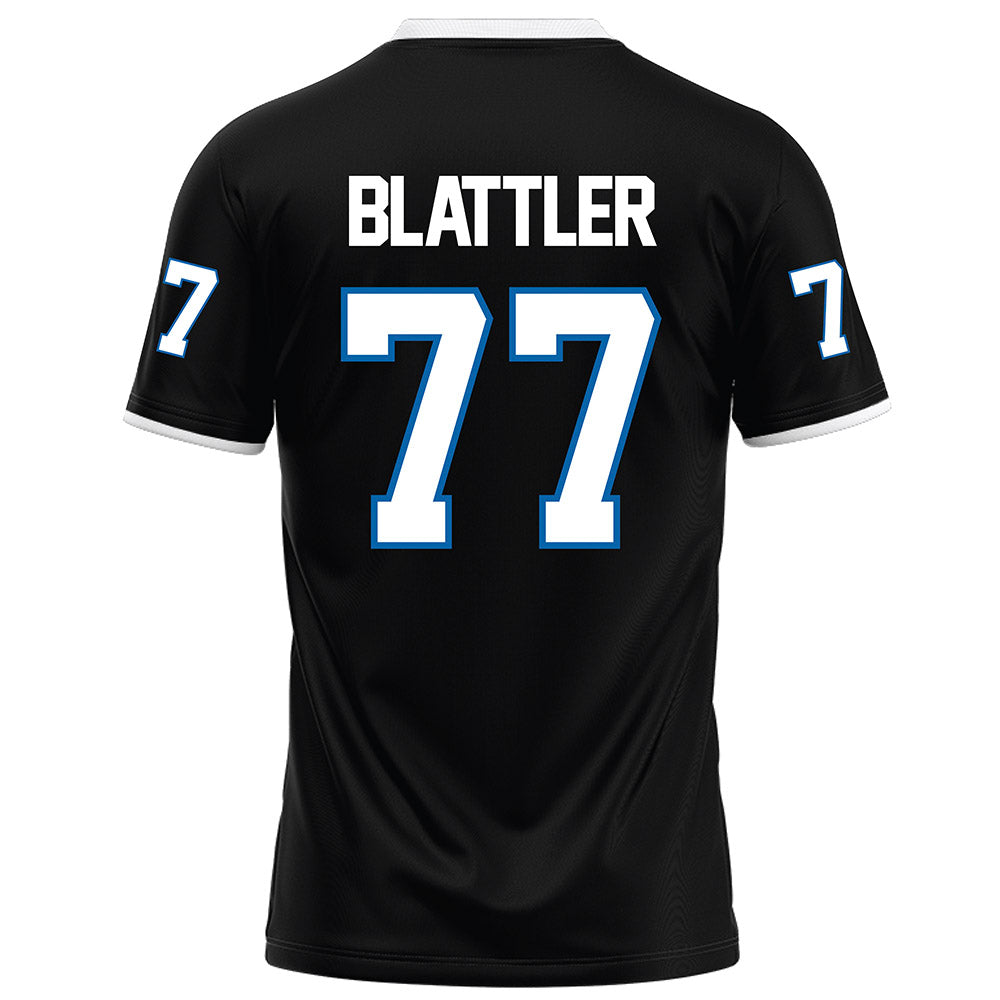 MTSU - NCAA Football : Diego Blattler - Black Football Jersey-1