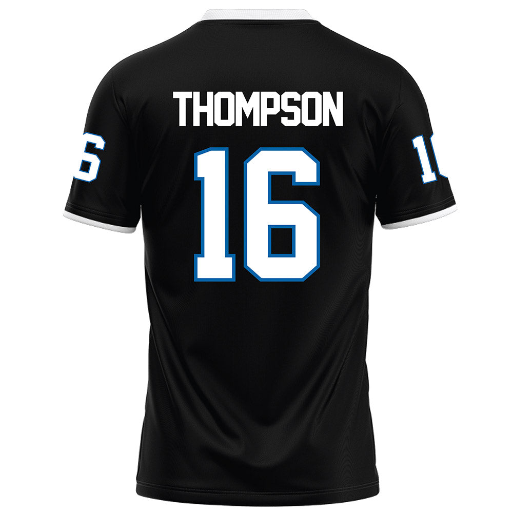 MTSU - NCAA Football : Jaiyden Thompson - Black Football Jersey-1