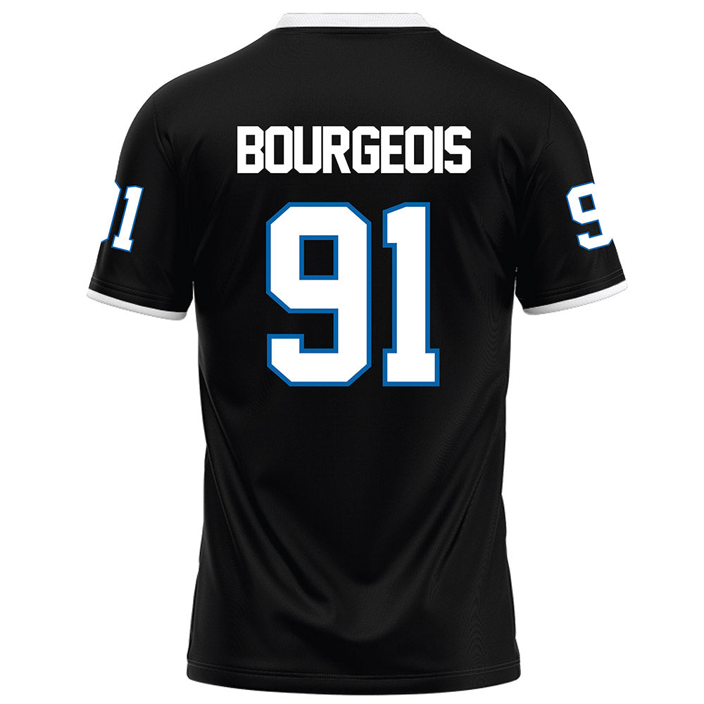 MTSU - NCAA Football : Dominic Bourgeois - Black Football Jersey-1