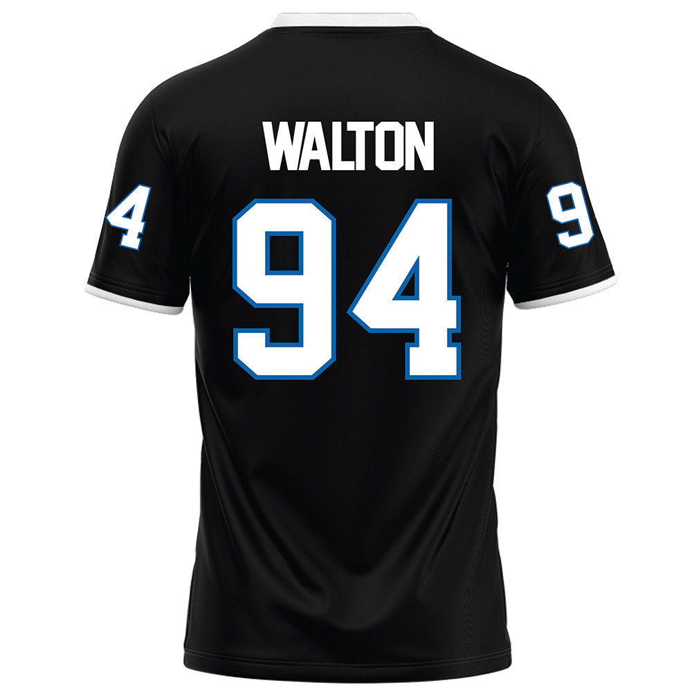MTSU - NCAA Football : Jack Walton - Black Football Jersey-1