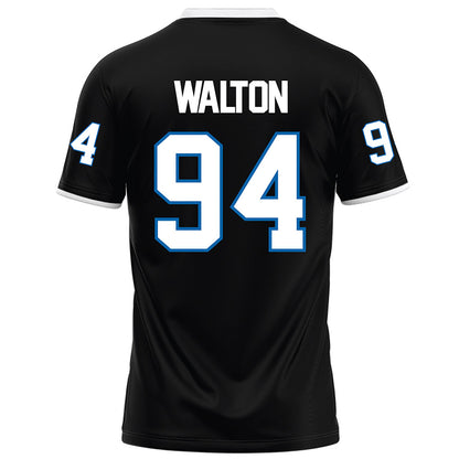 MTSU - NCAA Football : Jack Walton - Black Football Jersey-1