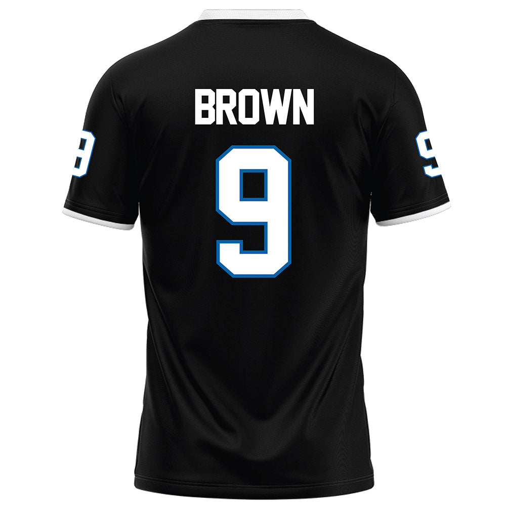 MTSU - NCAA Football : Terrence Brown - Black Football Jersey-1