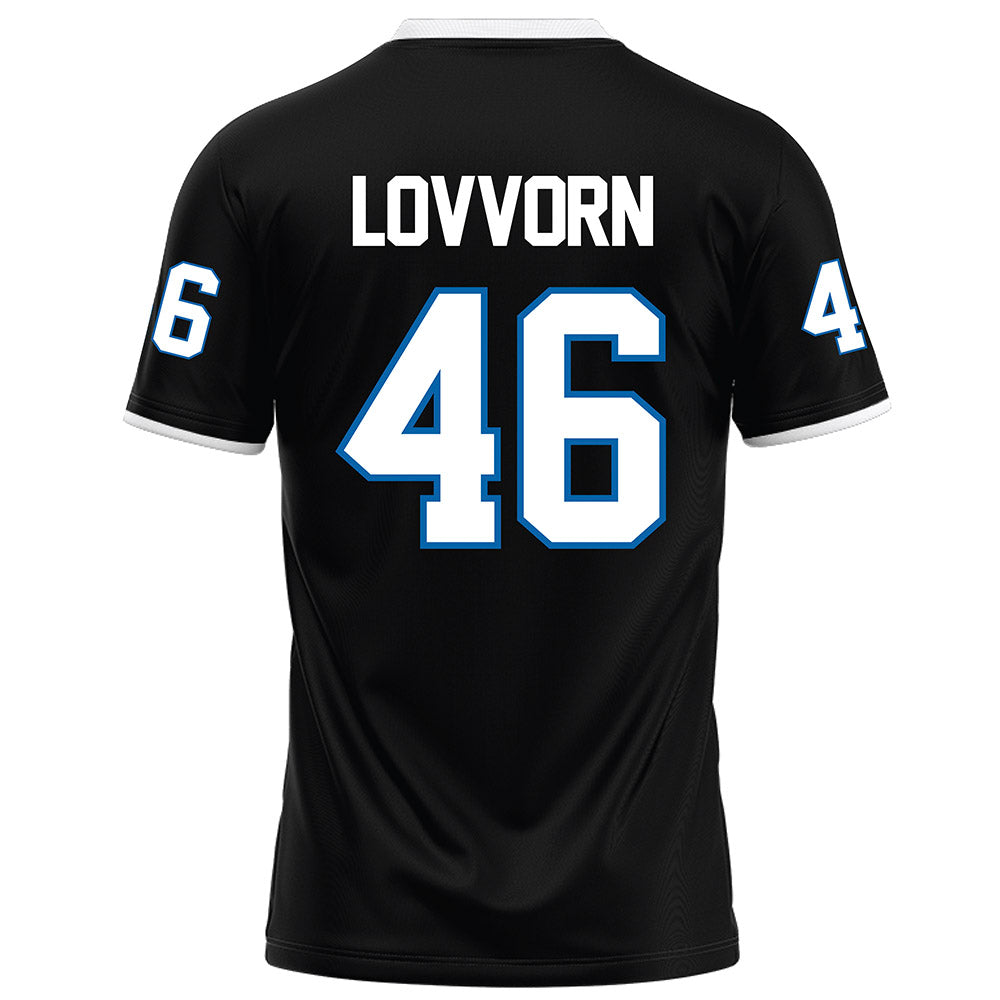 MTSU - NCAA Football : Sawyer Lovvorn - Black Football Jersey-1