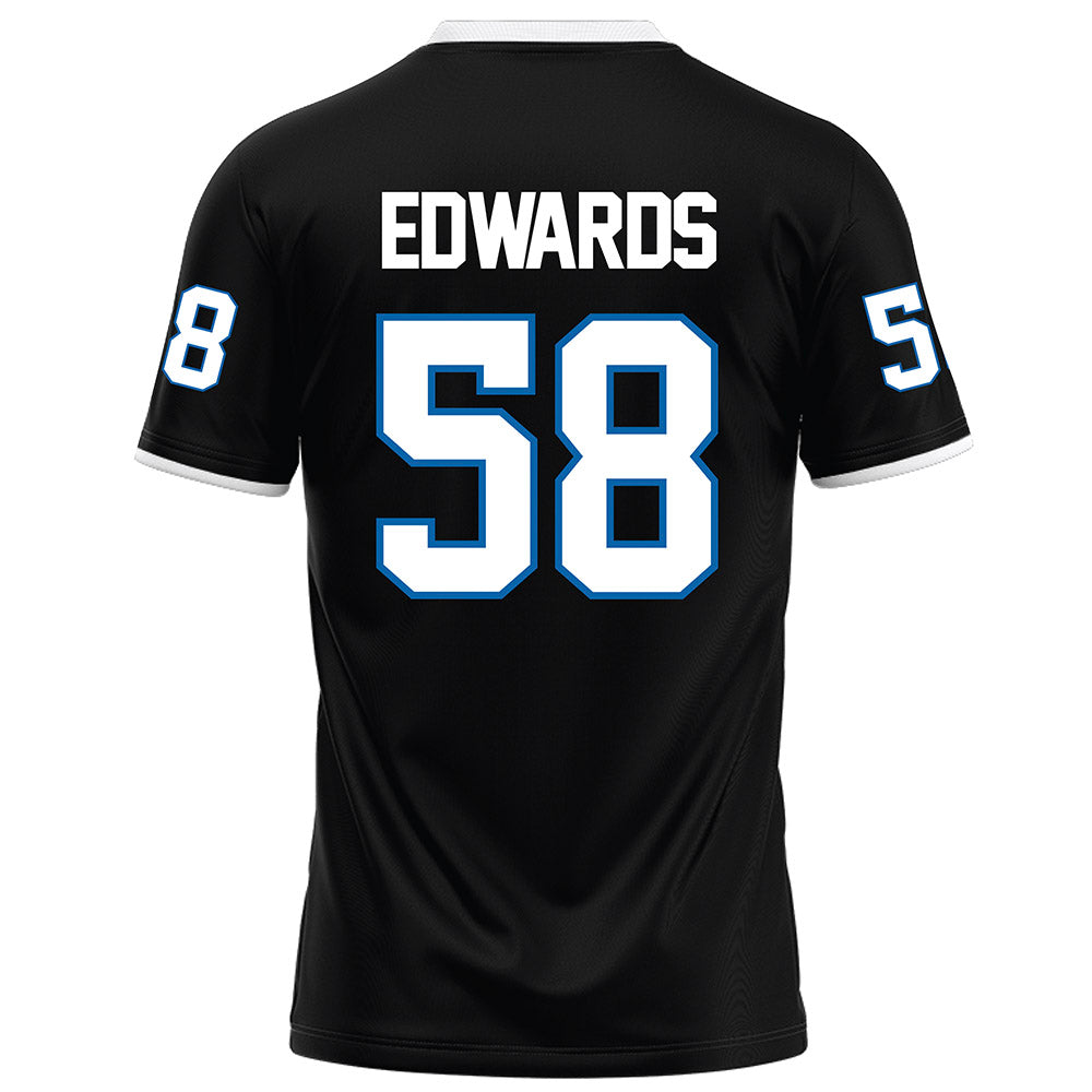 MTSU - NCAA Football : Trevaris Edwards - Black Football Jersey-1