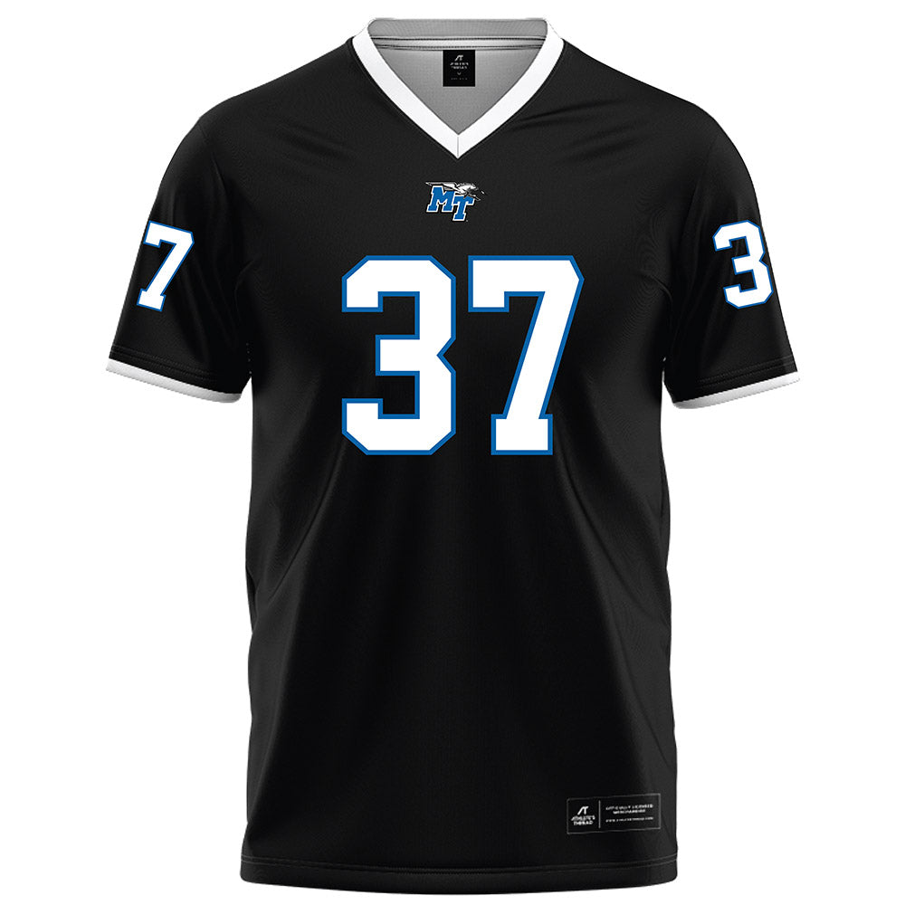 MTSU - NCAA Football : Justis Haggard - Black Football Jersey-0