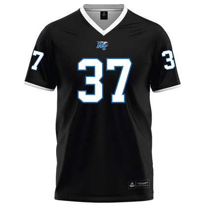 MTSU - NCAA Football : Justis Haggard - Black Football Jersey-0