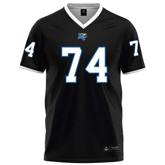 MTSU - NCAA Football : Jonathan Waller - Black Football Jersey-0