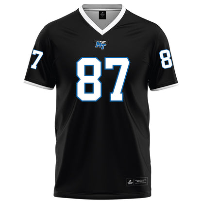 MTSU - NCAA Football : Chase Davis - Black Football Jersey-0