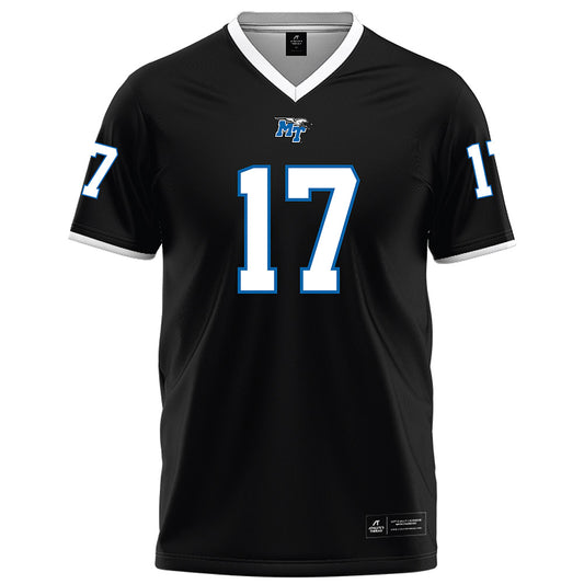 MTSU - NCAA Football : Jayson Lowe - Black Football Jersey-0