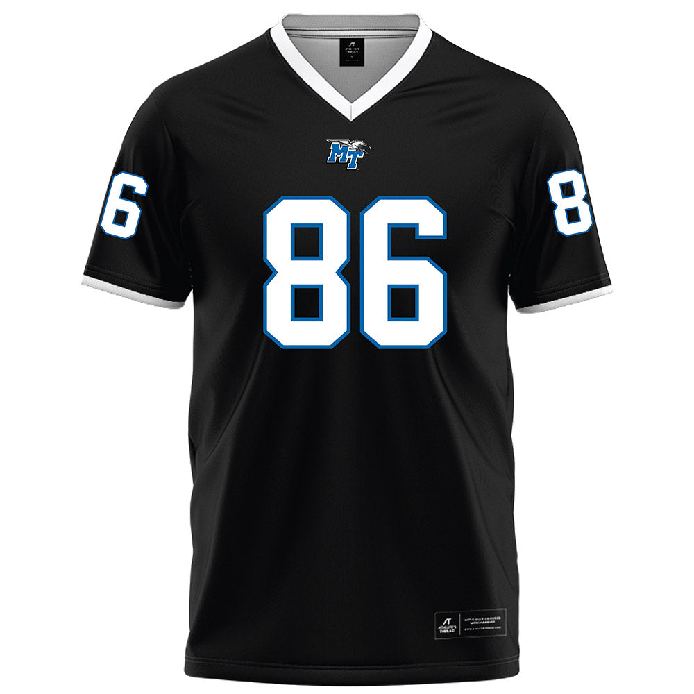 MTSU - NCAA Football : Brody Benke - Black Football Jersey-0