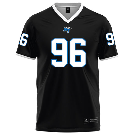 MTSU - NCAA Football : Christien Moreau - Black Football Jersey-0