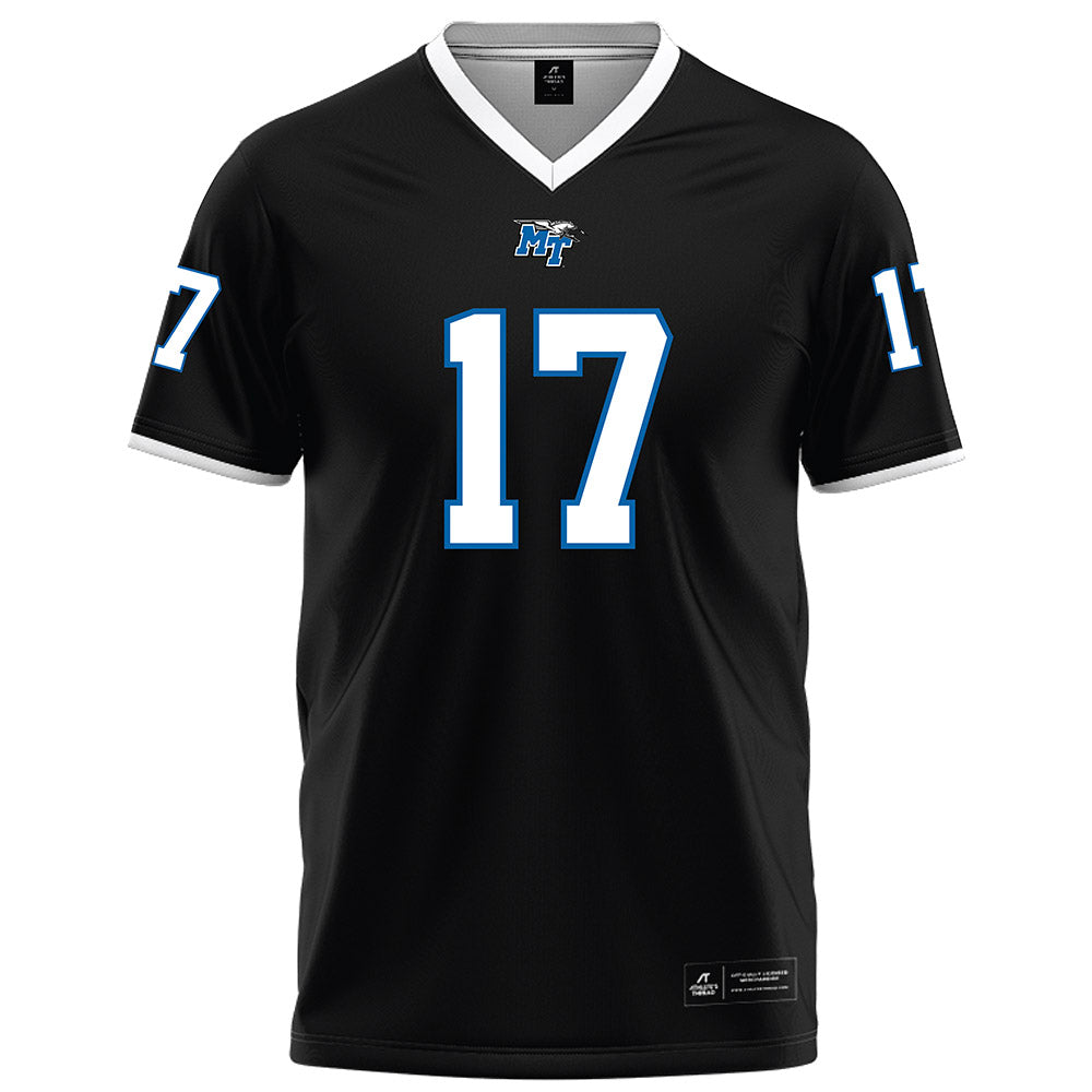 MTSU - NCAA Football : Bryson Maddox - Black Football Jersey-0
