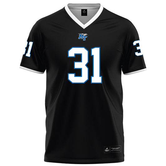 MTSU - NCAA Football : Mathias Malaki-Donaldson - Black Football Jersey-0