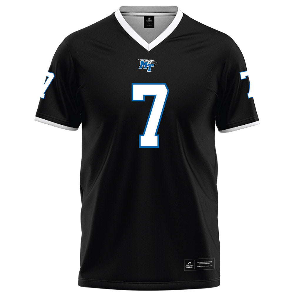 MTSU - NCAA Football : Christofer Noble - Black Football Jersey-0