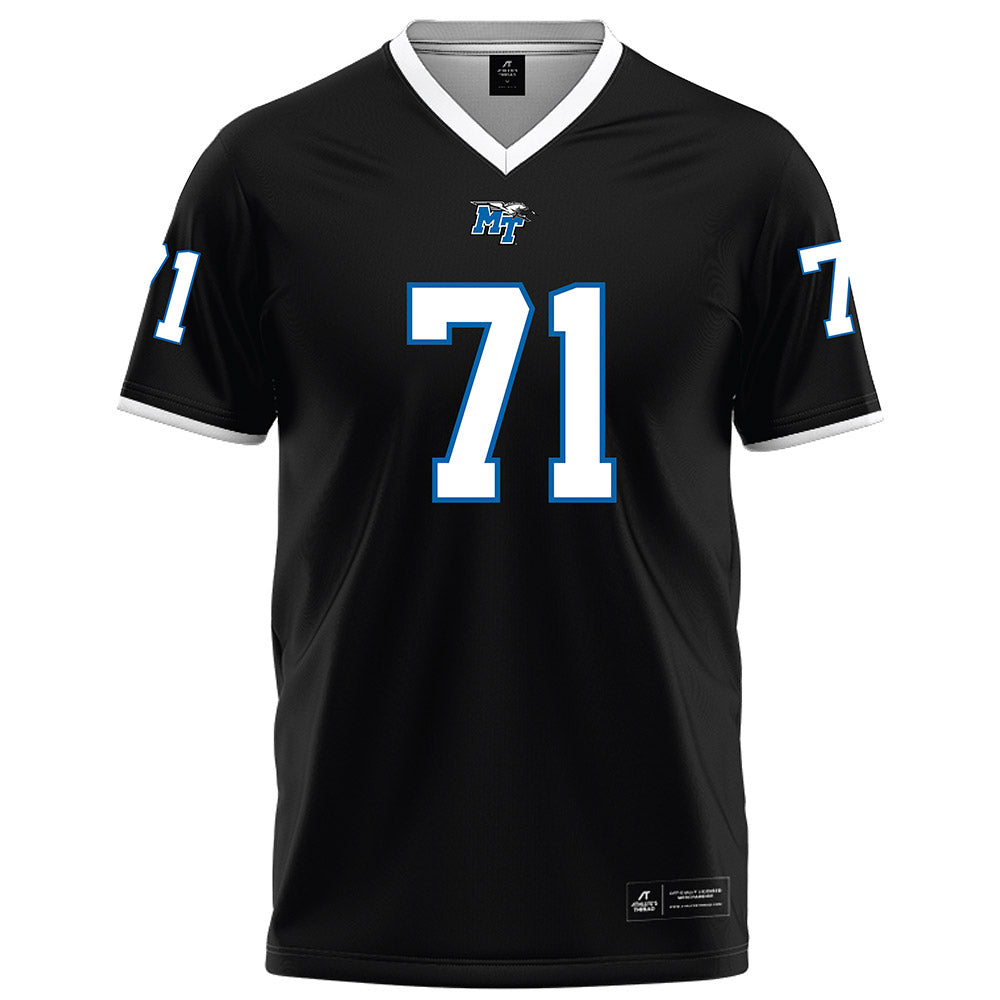 MTSU - NCAA Football : Quentin Butler - Black Football Jersey-0