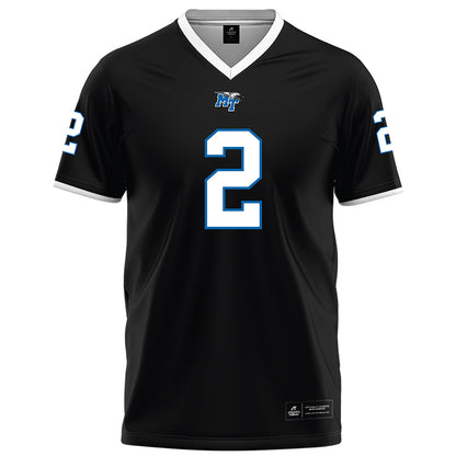 MTSU - NCAA Football : Jackson Lowe - Black Football Jersey-0
